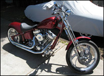 Red 250 Softail